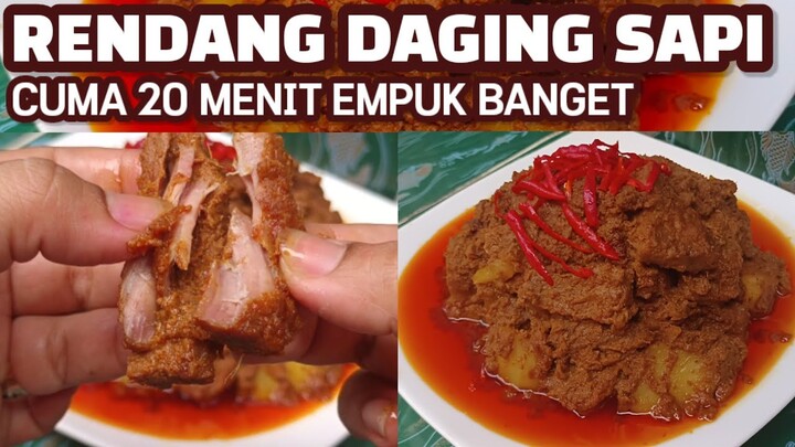 RESEP RENDANG LEBARAN EMPUK DAN HEMAT GAS