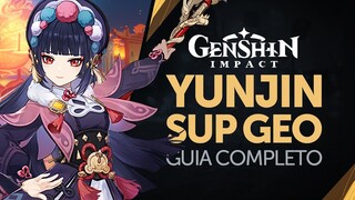 YUNJIN - Incrível suporte de ataques normais | Genshin Impact