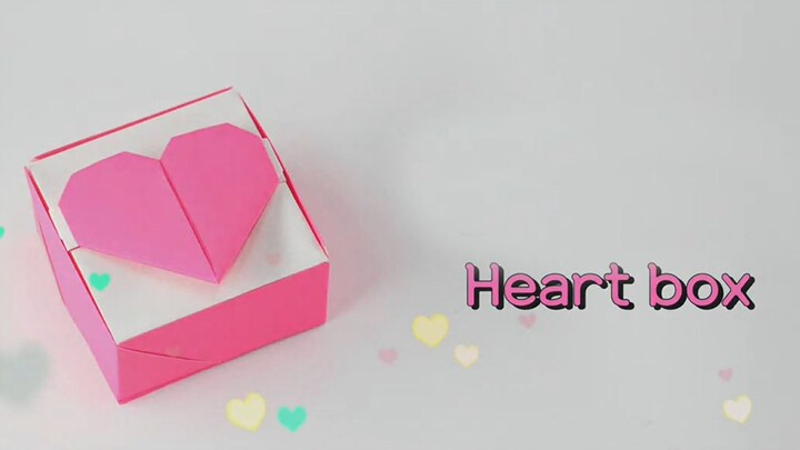 Creative Paper Art Tutorial - Paper Origami Heart Box Tutorial
