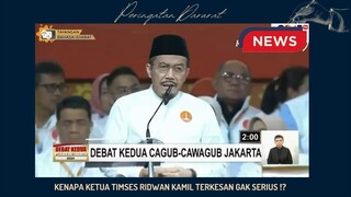 Kenapa Ketua Timses Ridwan Kamil Terkesan Gk Serius?