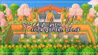 Rock Garden Pond {Speed Build} | Animal Crossing: New Horizons