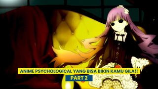 5 ANIME PSYCHOLOGICAL YANG BISA BIKIN KAMU JADI G1L4!!!  (part 2) | Gawai List/Shorts