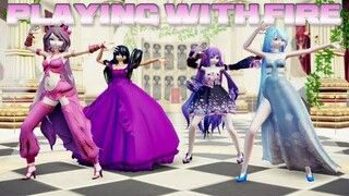 【MMDxAphmauxMyself】 PLAYING WITH FIRE | Aphmau, Katelyn, Kawaii~Chan & Kawaii