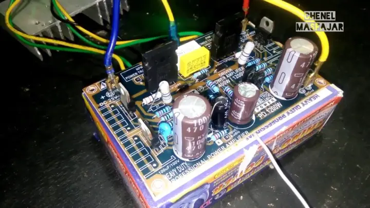 Cara merakit power amplifier 1000 watt sanken