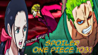 SANJI LEPAS KENDALI MEMOHON ZORO UNTUK MEMBUNUHNYA!! CP0 BERSIAP CULIK ROBIN SPOILER ONE PIECE 1031