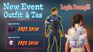 Wow Login Doang Dapat Skin Tas Dan Outfit Secara Gratis | Pubg Mobile