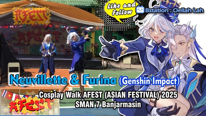 Penampilan Juri Cosplay Walk AFEST (ASIAN FESTIVAL) 2025, SMA 7 Banjarmasin