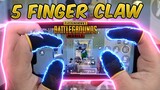 5 Finger Claw Handcam + Settings (PUBG MOBILE)