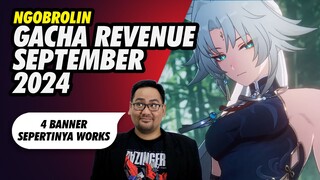 Gacha Revenue September 2024