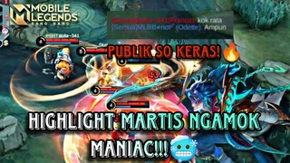 Diremehkan publik auto di bales maniac 🥶 highlight martis🔥