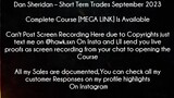 Dan Sheridan Course Short Term Trades September 2023 download