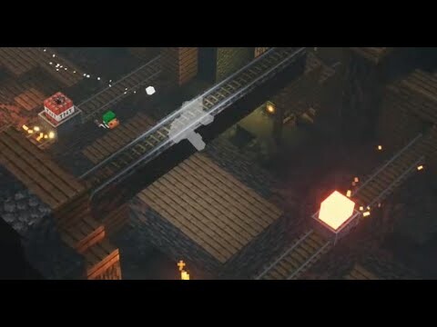Minecraft Dungeons TNT Minecart Secret room