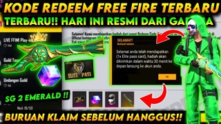 KODE REDEEM FREE FIRE TERBARU 24 AGUSTUS 2022 HARI INI