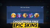 GAURENTEED FREE EPIC SKIN CLAIM NOW FROM MSC EVENT | MOBILE LEGENDS