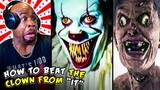 How To Beat The DEMONIC CLOWN In "It" REACTION