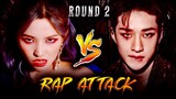 KPOP RAP ATTACK:  Female VS Male | Blackpink/(G)I-DLE/Itzy/DC/Everglow/SKZ/BTS/EXO+ (ROUND 2) Mashup