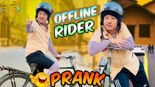 nepali prank | offline rider prank |nepali rider/social awareness | funny/comedy/alish rai new prank