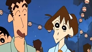 [Crayon Shin-chan] Pergi ke pasar malam saat larut malam untuk menonton pertunjukan kembang api, min