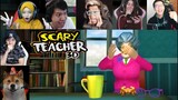 Reaksi Gamer Melihat Miss T Digigit Laba - Laba | Scary Teacher 3D Indonesia