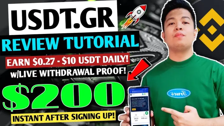 USDT GR REVIEW! | EARN $0.27 - $10 USDT DAILY PASSIVE INCOME! | MAY LIBRENG $200 USDT! | Marky Vlogs