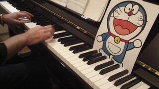 The piano version of "Doraemon" takes you back to your childhood and have fun!