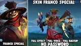 Update!! Script Skin Franco Special Full Efeect No Password Patch Terbaru | Mobile Legends