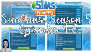 The Sims FreePlay - SimChase Season 5 ( Episode 4-6) Walkthrough | XCultureSimsX