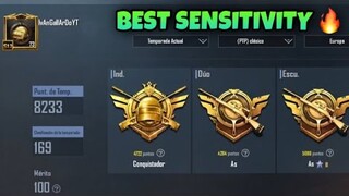 😈 BEST SENSITIVITY 😈 / Pubg Mobile