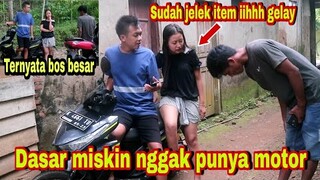 DI HINA TEMAN KARNA MISKIN NGGAK PUNYA MOTOR BERMUKA JELEK,, TERNYATA BOS KAYA