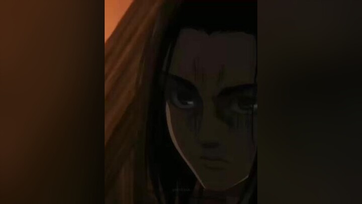 eren's face just proves that he really loves mikasa eremika erenjaeger mikasaackerman aot AttackOnTitan fyp anime