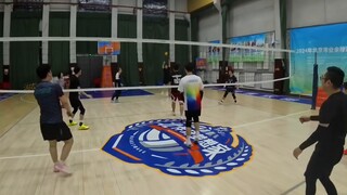 [Volleyball first-person perspective] The main attack is life and the secondary attack is survival