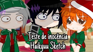 Sugawara testando a inocência do Karasuno || Haikyuu Skit || Gacha club