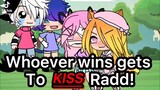 Whoever wins gets to kiss radd! meme Senpai bun's vs senpai art's vs Sakura meme