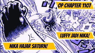 ONE PIECE CHAPTER 1107 | KENAPA LUFFY JADI NIKA | NIKA HAJAR SATURN | SANJI MELAWAN KIZARU