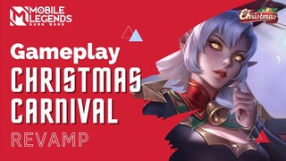 REVAMP TAMBAH BAGUS | GAMEPLAY SKIN CHRISTMAS EUDORA CHRISTMAS CARNIVAL | Mobile Legends Bang Bang