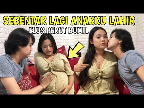 ELUS PERUT ISTRI, SEBENTAR LAGI LAHIRAN ❤