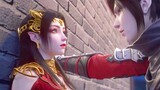 Amazing! Xiao Yan hugged Queen Medusa against the wall and held her hand to go home. The queen insta