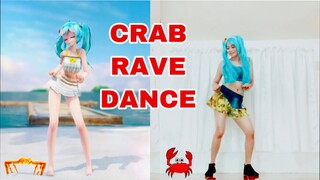 HATSUNE MIKU CRAB RAVE DANCE #shorts