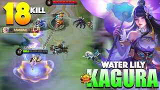 Water Lily Kagura Ranked Gameplay | MLBB 2021 Starlight | Top Global Kagura By ണ¡cкεყシ ~ MLBB