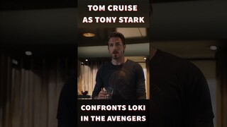 Tom Cruise As Tony Stark Confronts Loki In Marvel's Avengers