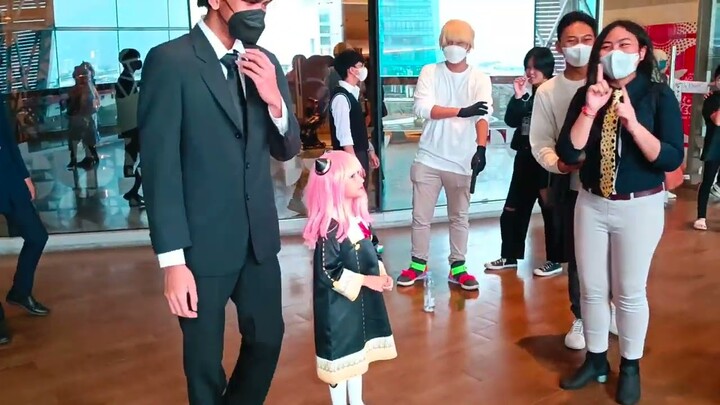 ANYA COSPLAY ISEKAI WAVE 2022 NEO SOHO JAKARTA SPY X FAMILY PART 1