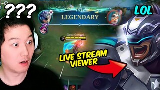 Pro Johnson player!? the Viewer Shocks Stream | Mobile Legends