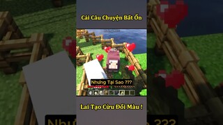 Anh Đen Xì Xì Lai Tạo Cừu Đổi Màu Trong Minecraft Và Cái Kết 🤣 #shorts