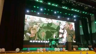 ในที่สุดมันก็กลายเป็นโรงเรียนของคนอื่น! ฉันรีบไปเล่นเพลงประหารของ Kakyoin ระหว่างการแข่งขัน Sandoku 