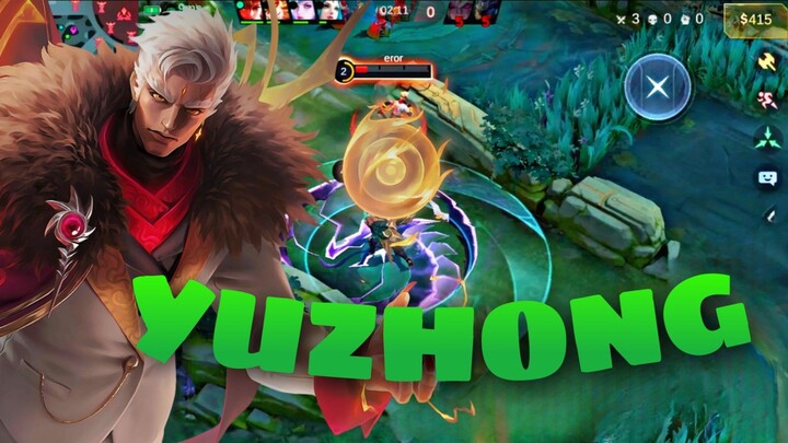 BUILD TOP PLAYER YUZHONG GAMEPLAY 😱