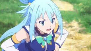 Aqua used a serious water escape technique, and the Demon King's cadre almost died