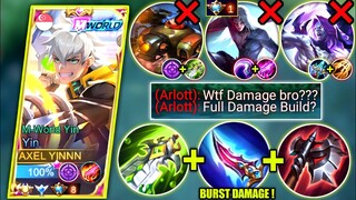 YIN VS TOP GLOBAL ARLOTT & JAWHEAD IN SIDELANE | YIN BEST BUILD AND EMBLEM | MOBILE LEGENDS