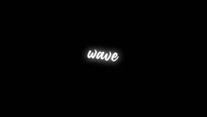 WAVE WARP TEXT EFFECT IN ALIGHT MOTION