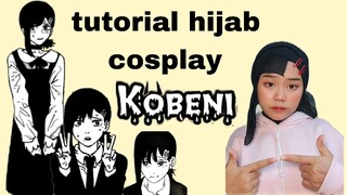 tutorial hijab cosplay kobeni Chainsaw man by cinta ✨💕