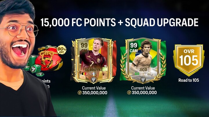 I Packed 2x 99 Players & Road to 105 Continues - FC MOBILE!